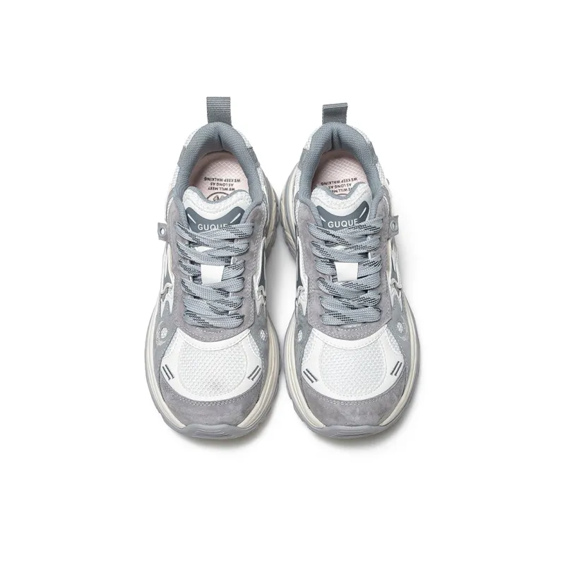 Ancient Finches Cushioning Height Increasing Low-Top Chunky Sneakers Unisex-2