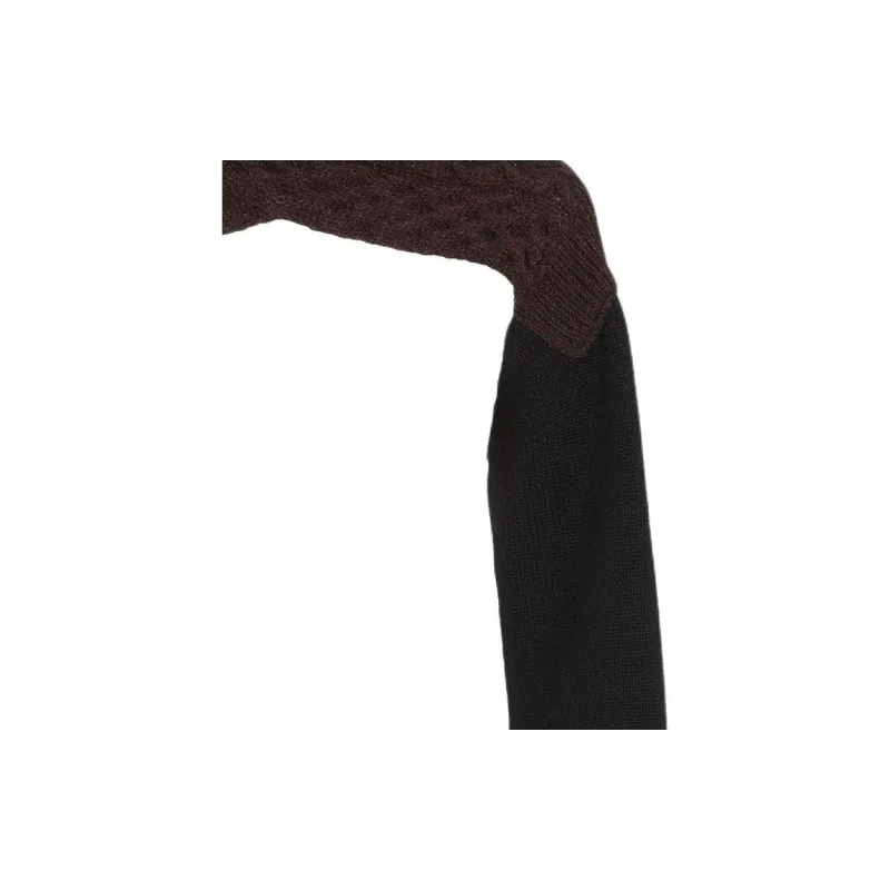 FENDI High Collar Wrapped Over Shrug-4