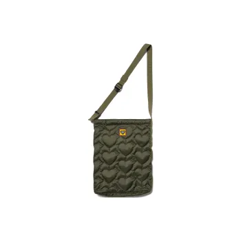HUMAN MADE Nylon Crossbody Bag, Shoulder Bag Regular Men's Olive Green