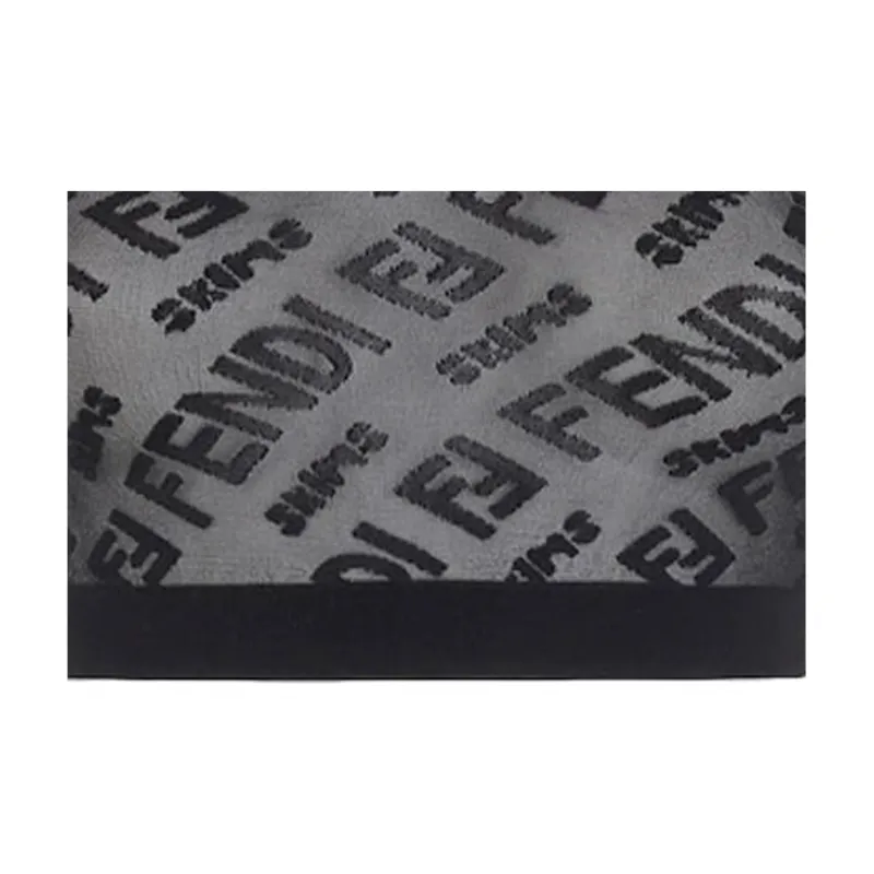 FENDI X Skims Hosiery Bralette Black-4