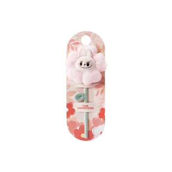 POP MART LABUBU Flower Fairy Collection Pink Dolls Plush Doll 40cm High