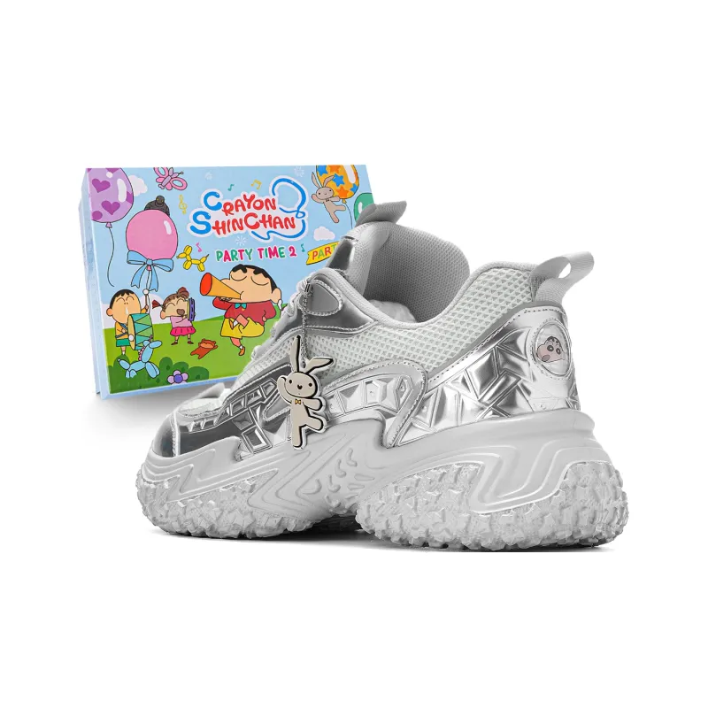 Crayon Shinchan Coverage Impact Resistant Abrasion Resistant Slip Resistant Low Top Chunky Sneakers Men's-16