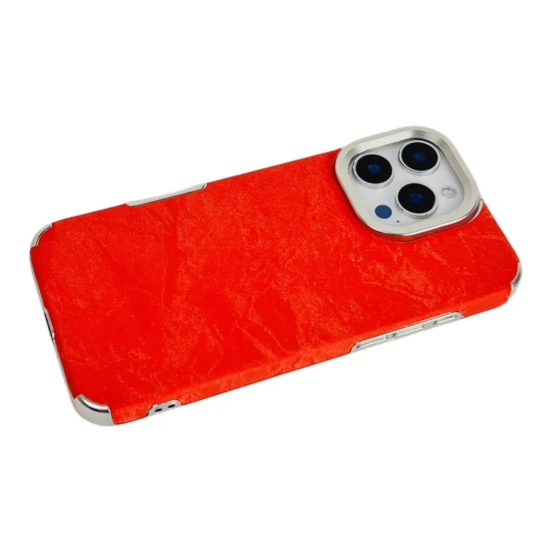 Wei Xin TPU Material Red Satin Snake Pattern Lanyard Phone Cases Compatible With IPhone 16/15/13/14/Pro/Ma-17