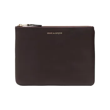 CDG Logo Printed Zip-Up Wallet