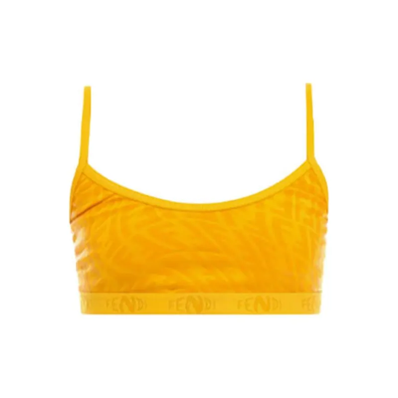 FENDI Two-Piece Swimsuits Women's Yellow-2