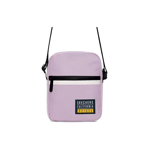 Skechers Fabric Crossbody Bag Shoulder Bag Unisex Light Purple Pink
