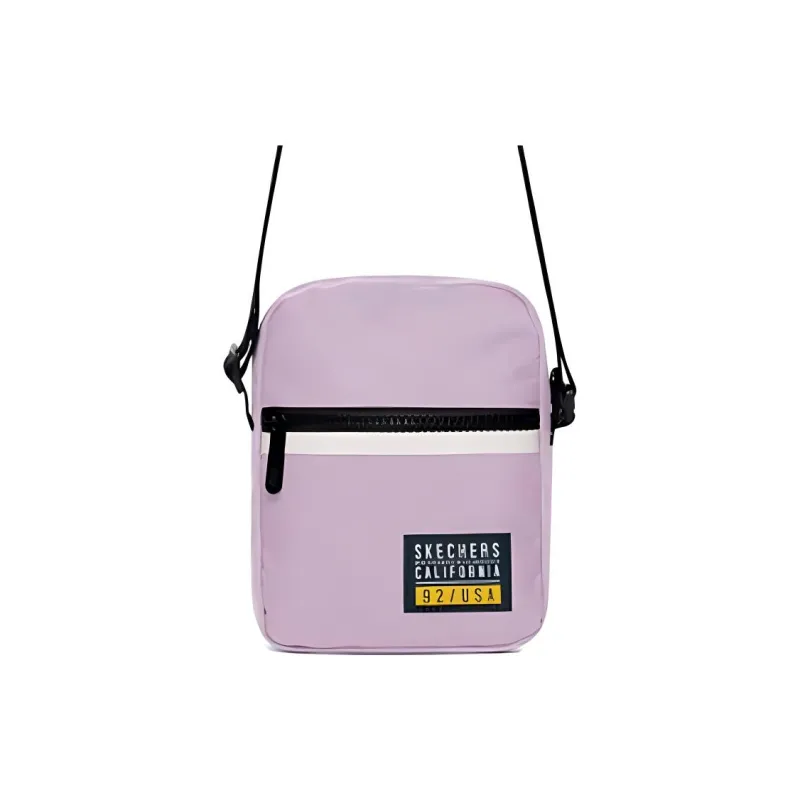 Skechers Fabric Crossbody Bag Shoulder Bag Unisex Light Purple Pink-0
