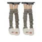 2 Pack (Smoke Gray) over-The-Knee Socks, 70cm Length
