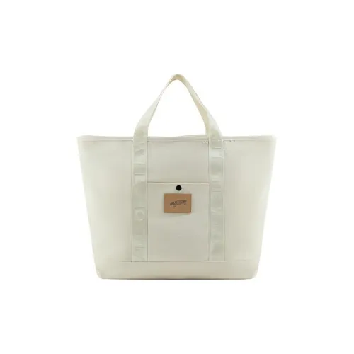 Vans Canvas Tote Bag Shopping Bag Canvas Bag One Shoulder Handbag Regular Unisex Beige Yellow