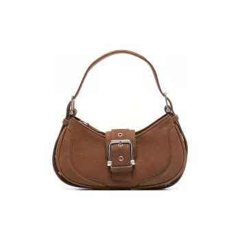 OSOI Hobo Brocle Leather Shoulder Bag