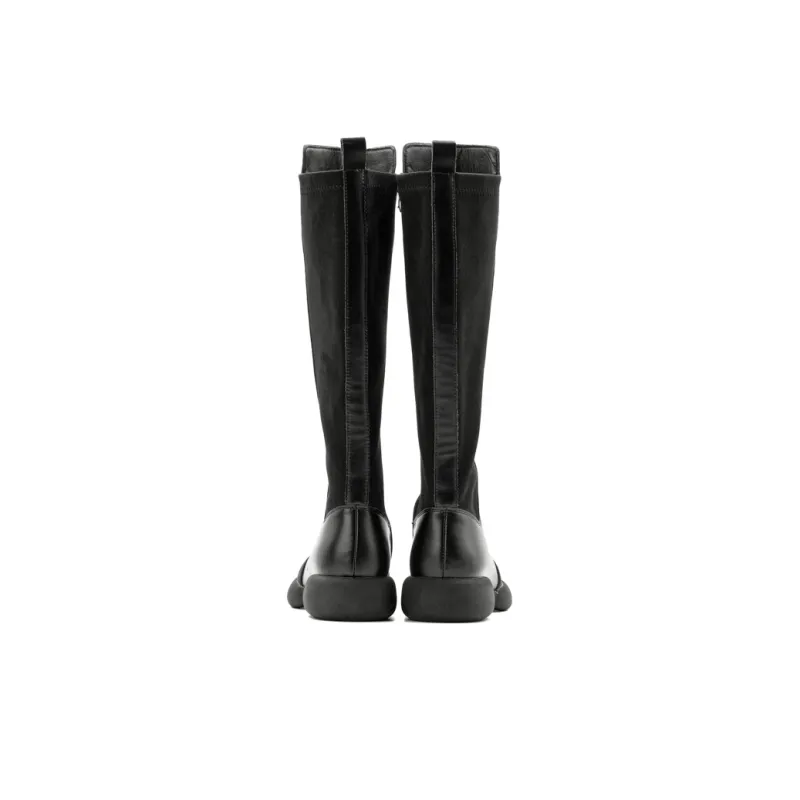 Little Sue Knee high Boots Women's Black/Concrete Gray-4