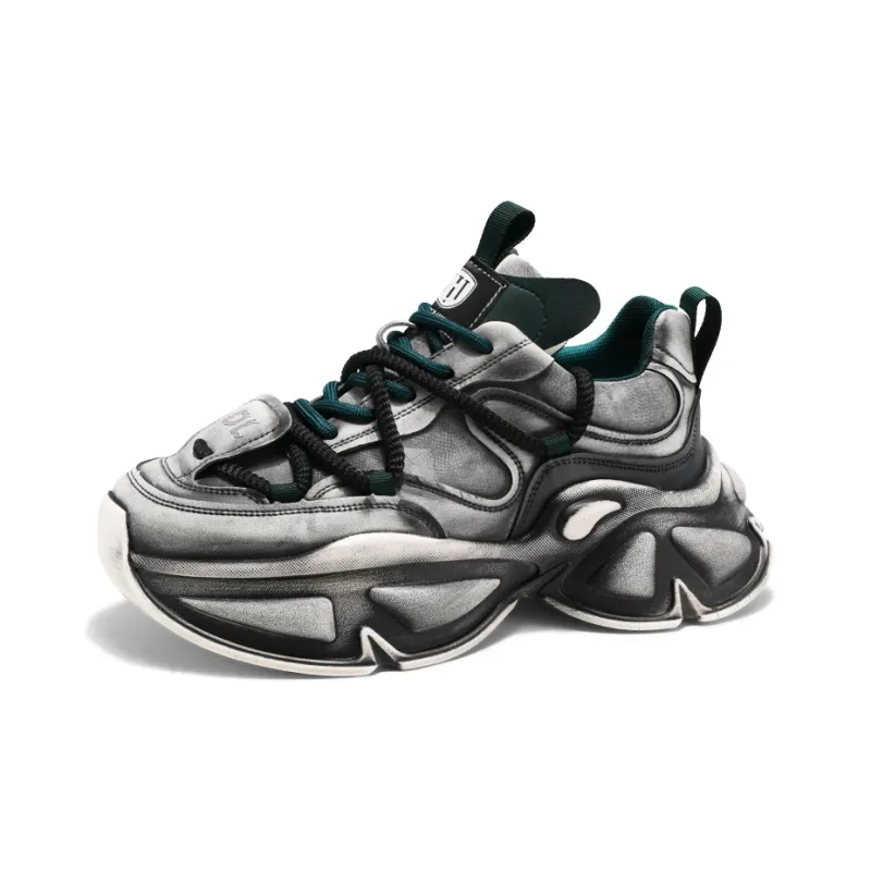 HACKBUTEER Total Crimson Storm Collection Low Top Chunky Sneakers Men's Box-6