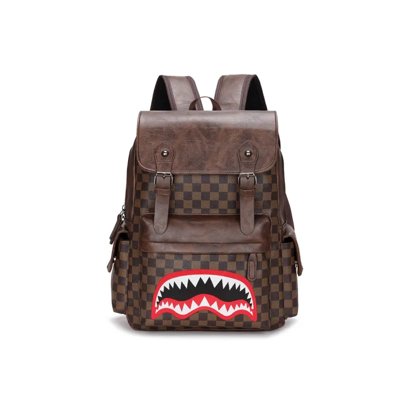 Techson PU Backpack Regular Unisex Multicolor-6