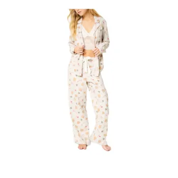 Hollister Pajama Set Women's Light Gray