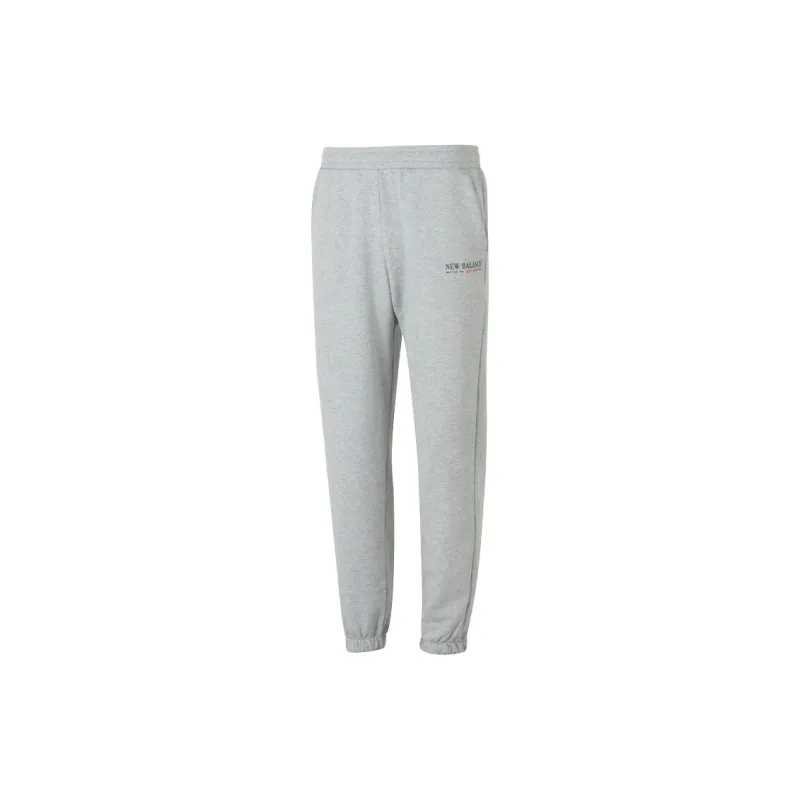 New Balance Knitted Sports Pants Men's Gray-0