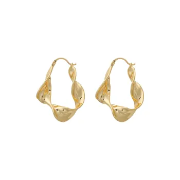 WAW Gold Plated Copper Earrings Women's