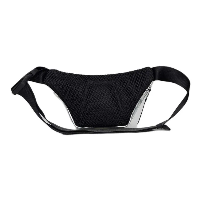 Rains PU Fanny Pack Unisex Silver-1