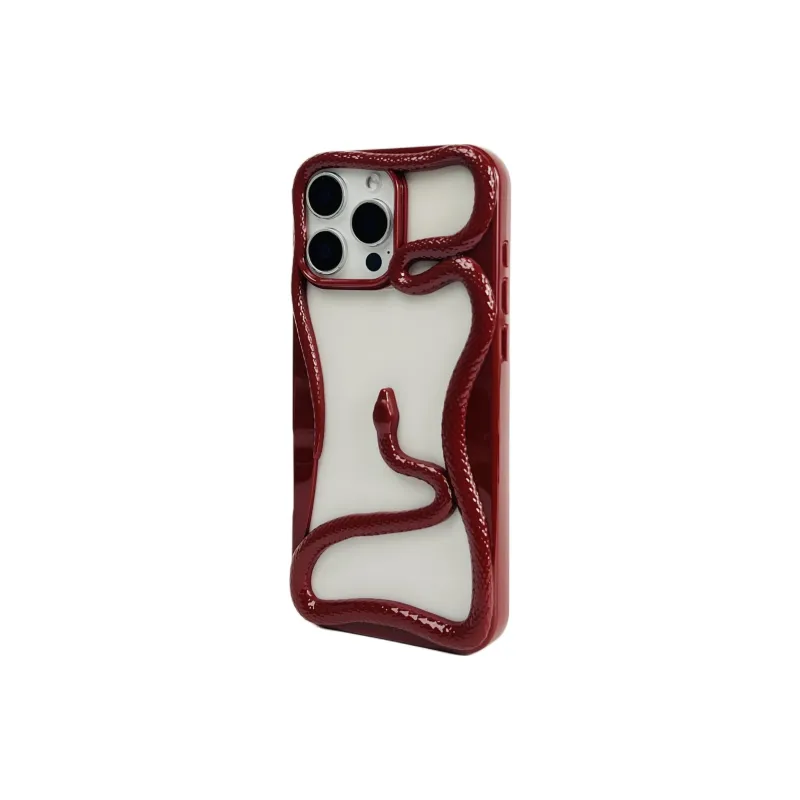 Wei Xin TPU Material Cut Out Snake Year Limited Phone Cases Compatible With IPhone 16/15 Pro Max/Apple 13/14 Pro/Max-11