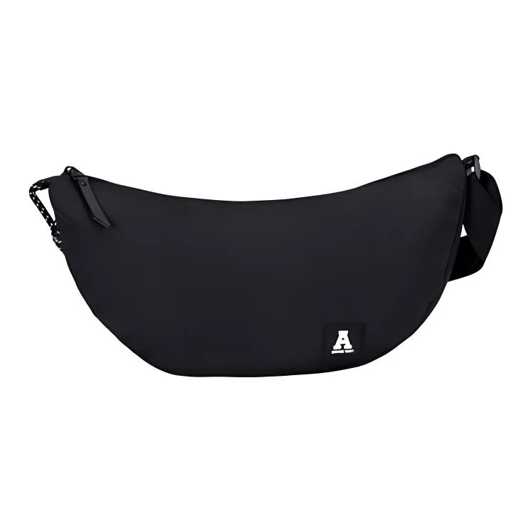 Anta Fabric Shoulder Bag, Crossbody Bag Regular Unisex Basic Black-1