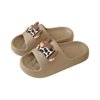 Thin Strips Sandal Slippers Desert Brown