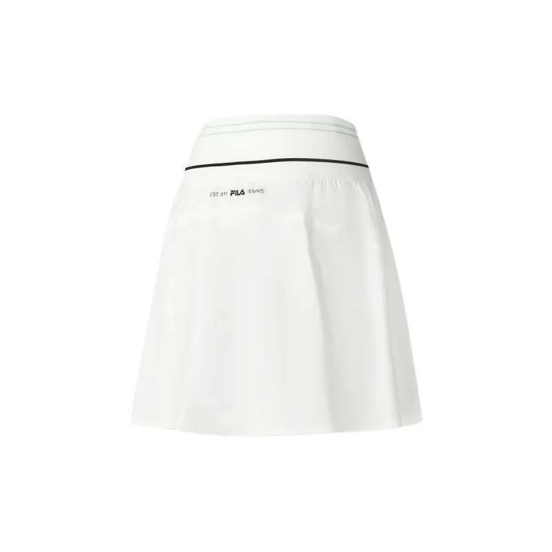 FILA Casual Short Skirts Women's Starlight White-1
