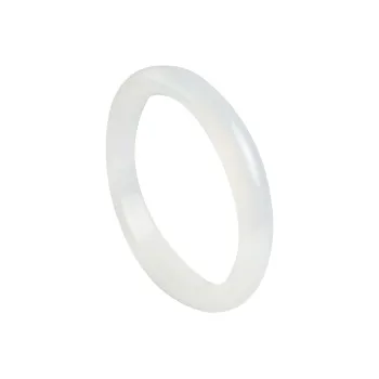 JUPINCUI Agate White Moonlight, Litchi Pulp Jelly, New Chinese Style Bangle, Perfect Accessory For Commute Wear Unisex