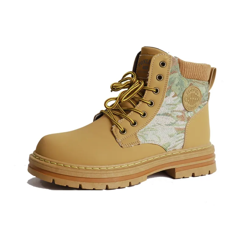 Tonlion Short Martin Boot Men's Yellow-1