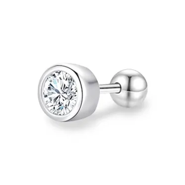 ETAHLOVE Sterling Silver Stud Earrings Unisex Boyfriend And Girlfriend Birthday Surprise Anniversary Commemoration-6