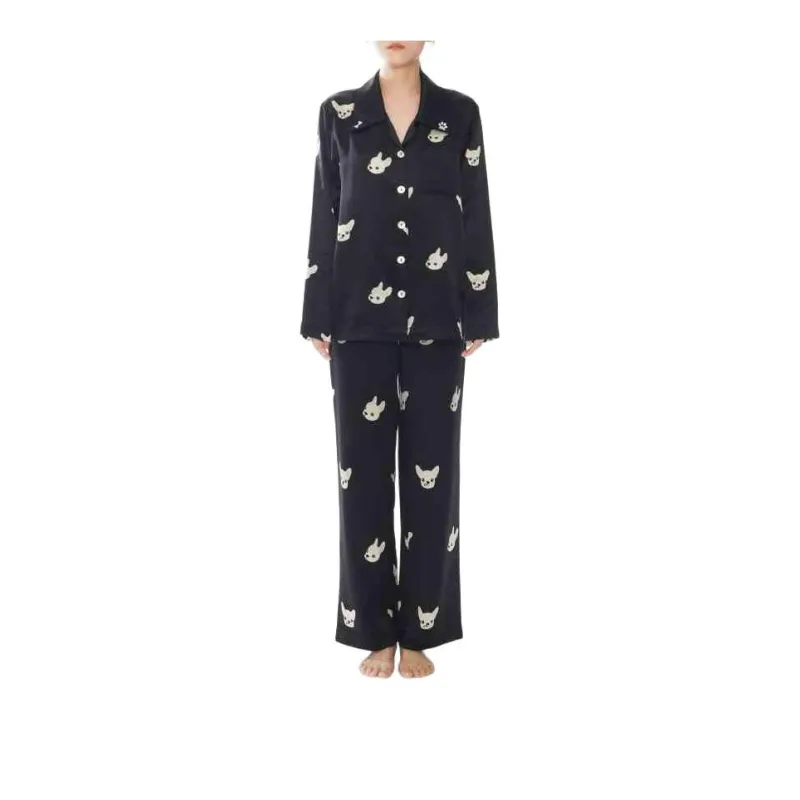 THE BEAST Pajama Set Women's Black-0
