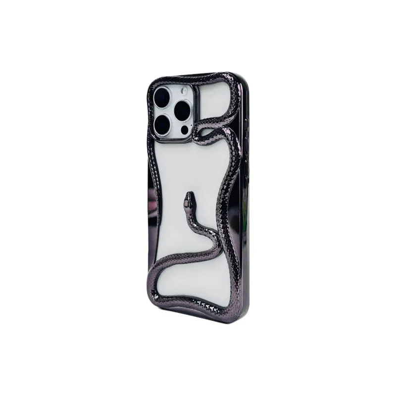 Wei Xin TPU Material Cut Out Snake Year Limited Phone Cases Compatible With IPhone 16/15 Pro Max/Apple 13/14 Pro/Max-17