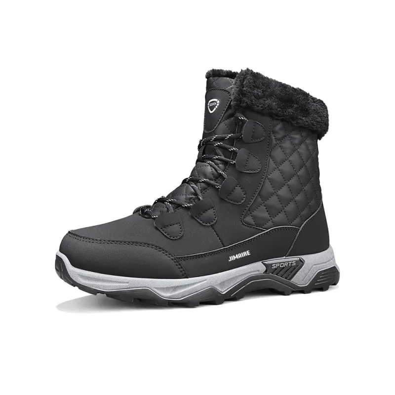 King Jinmai Warm And Water Resistant Short Snow Boots Men's-1