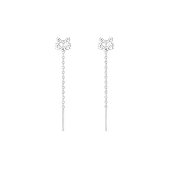 Silver Arashi 999 Fine Silver Drop Earrings Women's