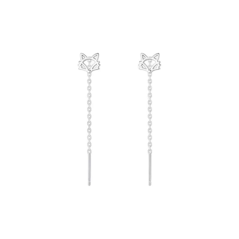 Silver Arashi 999 Fine Silver Drop Earrings Women's-0