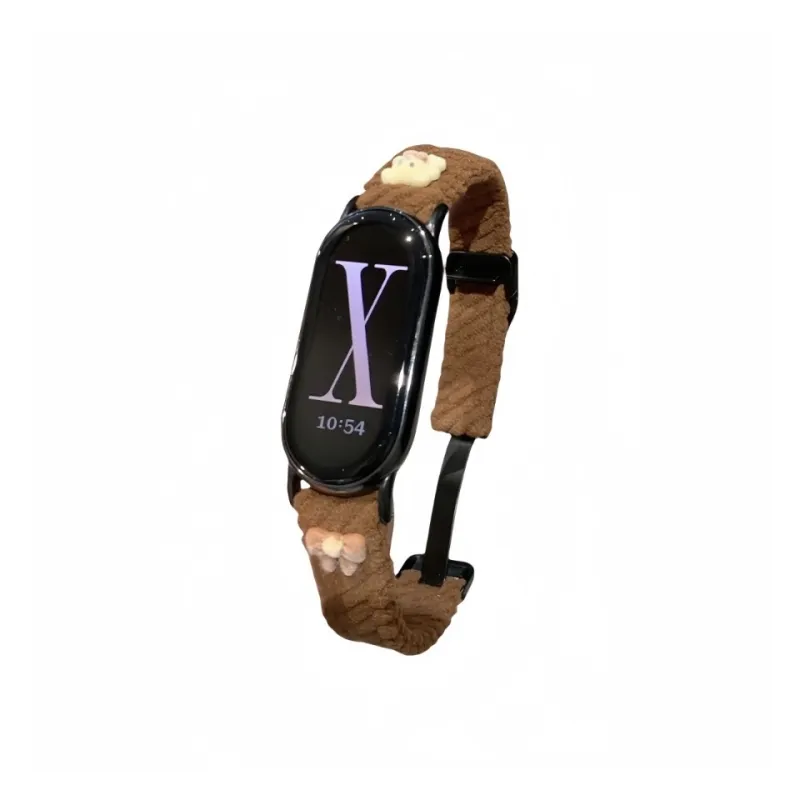 IKYOU Xiaomi Compatibility Watch Band Corduroy Material-12