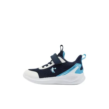 QIAODAN Anti Slip Wear Resistant Low Top Kids' Running Shoes Blue White Children Aged 3 7 Years Old