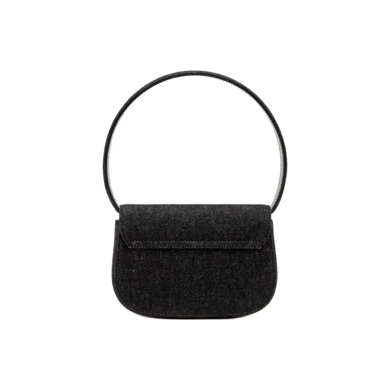 DIESEL 1dr Logo Plaque Shoulder Bag-3