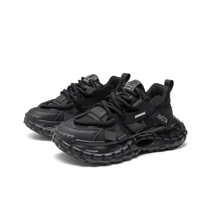 King Jinmai Slip Resistant Low Top Chunky Sneakers Men's-2