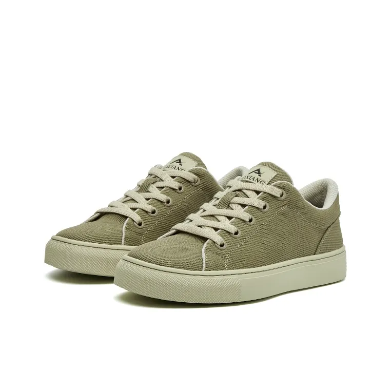 Oak Elephant Coverage Low Top Canvas Shoes Men's Khaki-2