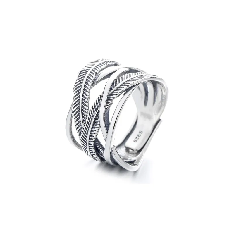 XIHUILIN S925 Sterling Silver Rings Unisex-0