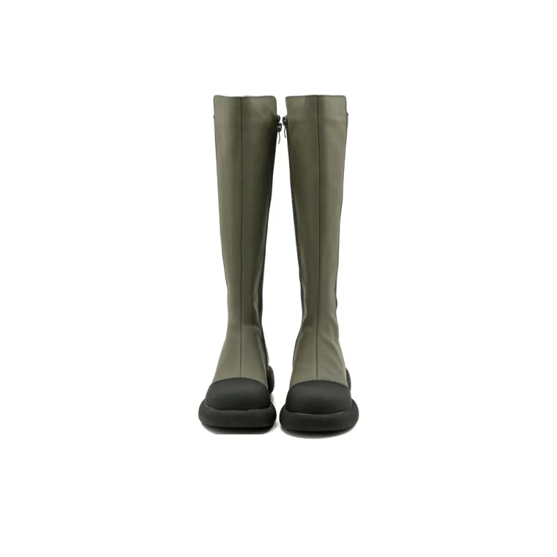 Little Sue Knee high Boots Women's Black/Concrete Gray-9