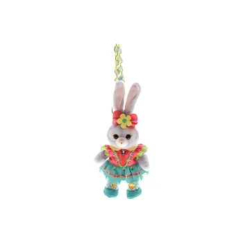 Disney 2022 Spring Collection Pink/Green Dolls Plush Pendant Trumpets High
