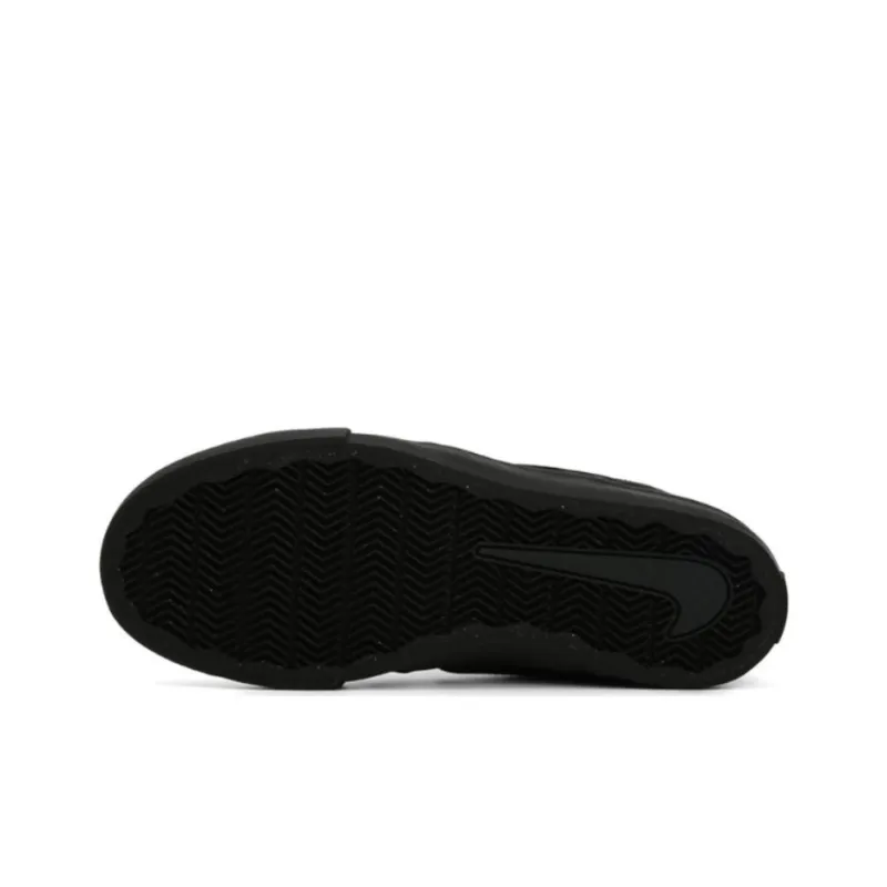 Nike SB Portmore Anti Slip Wear Resistant High Top Skateboard Shoes Unisex Black-4