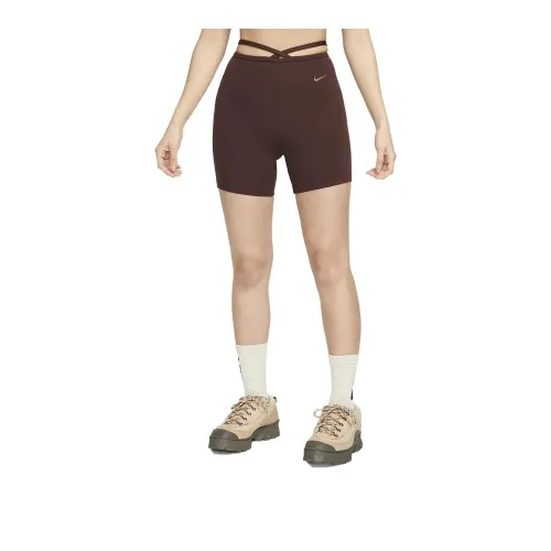 Nike Fitness Shorts Women's Brown Red