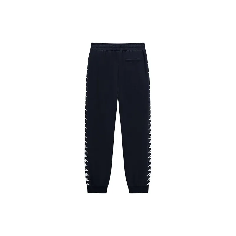 Kappa Knitted Sweatpants Unisex Black-1