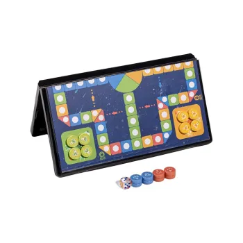 Deli Ludo Magnetic Educational Toy Foldable Checkerboard Board Games