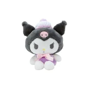 Sanrio Summer Kuromi Purple Dolls Plush Doll 15cm High