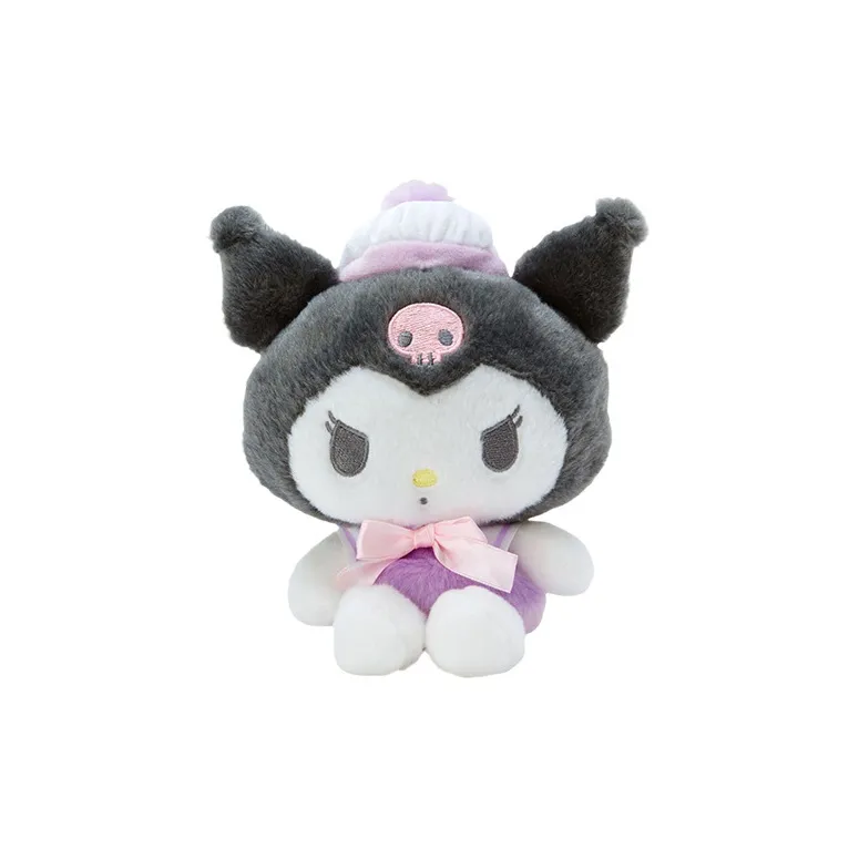 Sanrio Summer Kuromi Purple Dolls Plush Doll 15cm High-0
