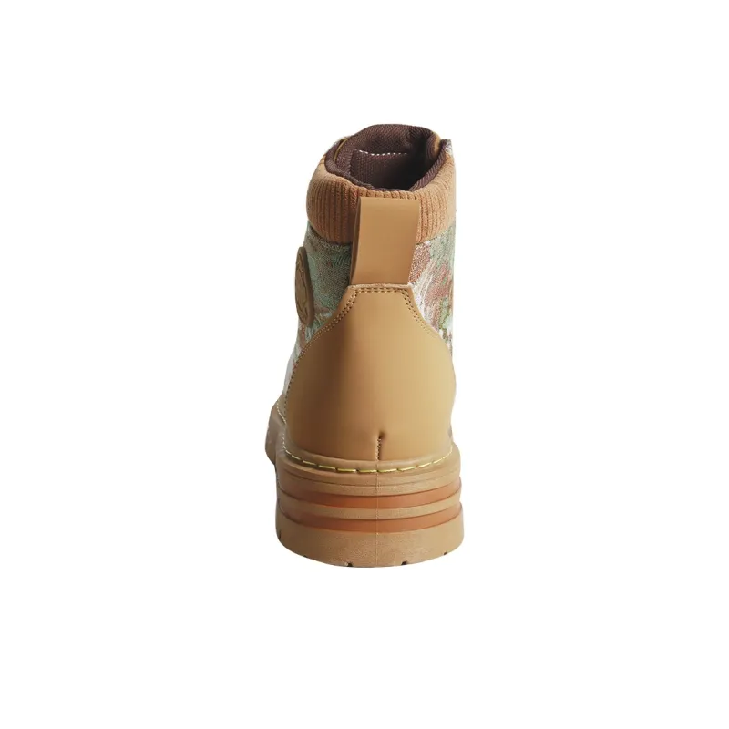 Tonlion Short Martin Boot Men's Yellow-2