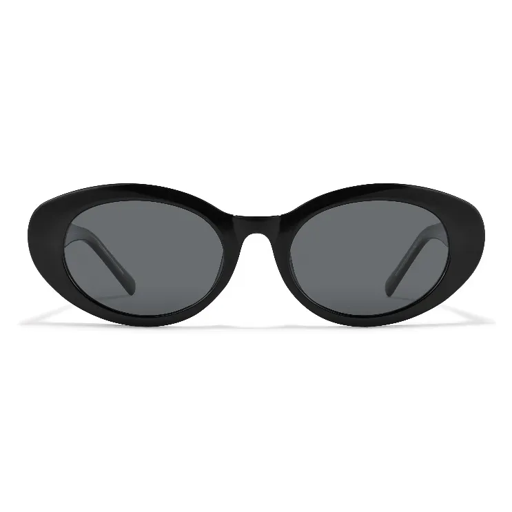 Sagawa Plate Frame TR/Memory Plastic Oval Sunglasses Unisex-0