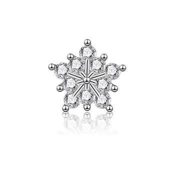 LUCA 925 Silver Needles Stud Earrings Women's